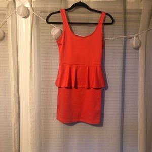 Petit peplum dress
